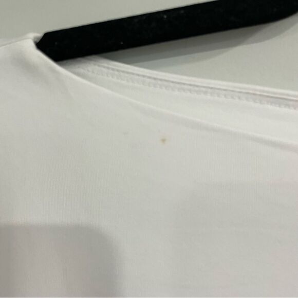 3/$25 ✺ SWS Scoop Rushed Long Sleeve Contour Top White XL - Picture 6 of 7